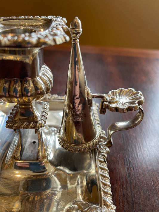 A George III Silver Chamberstick, Made in Sheffield 1817