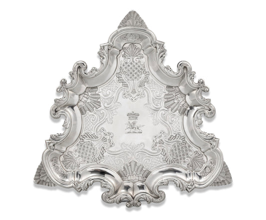 An Important George II Rococo Kettle Stand, London 1739 by John Robinson